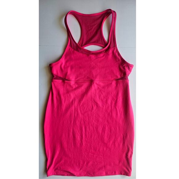 Fabletics Tropez Dress, Performance Strappy Sexy Sporty, Magenta, Sz XXL - Picture 2 of 8